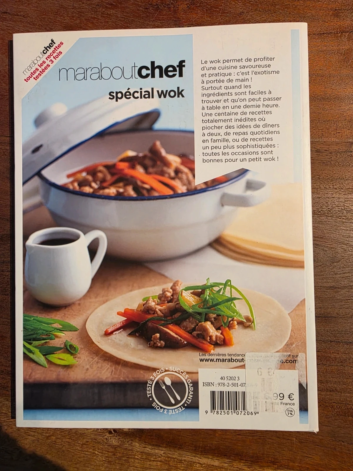 Livre de recettes Marabout Chef spécial wok – photo 3